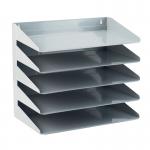 Avery Steel Letter Rack 5 Tier Grey 605 MY605GY