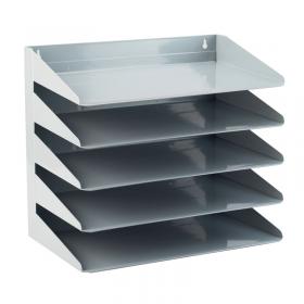 Avery Steel Letter Rack 5 Tier Grey 605 MY605GY