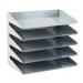 Avery Steel Letter Rack 5 Tier Grey 605 MY605GY