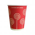 MyCafe Vending Cups Red Swirl 9oz (Pack of 1000) MYC10296 MYC10296