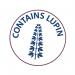 MyCafe Food Label Contains Lupin Removable Pack of 1000 MYC10616 MYC10616