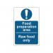 MyCafe Food Prep Area Raw Food Self Adhesive Vinyl 100x150 MYC10669 MYC10669