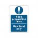 MyCafe Food Prep Area Raw Food 1.2mm PP 100x150 MYC10670 MYC10670