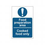 MyCafe Food Prep Area Cooked Food Self Adhesive Vnl 100x150 MYC10671 MYC10671