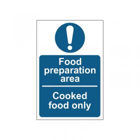 MyCafe Food Prep Area Cooked Food Self Adhesive Vnl 100x150 MYC10671 MYC10671