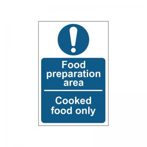 MyCafe Food Prep Area Cooked Food Self Adhesive Vnl 100x150 MYC10671