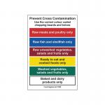 MyCafe Prevent Cross Contam Sign 1.2mm PP 200x300 MYC10675 MYC10675
