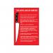 MyCafe Safe Use of Knives Sign Self Adhesive PP 200x300 MYC10676 MYC10676