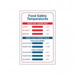 MyCafe Food Safety Temperature Sign Self Adhesive PP 200x300 MYC10677 MYC10677
