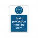 MyCafe Hair Protection Sign Self Adhesive Vnl 200x300 MYC10683 MYC10683