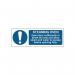 MyCafe Steaming Oven Sign Self Adhesive Vnl 300x100 MYC10684 MYC10684