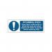 MyCafe Steaming Oven Sign 1.2mm PP 300x100 MYC10685 MYC10685