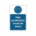 MyCafe Hair Protection Must Be Worn Sign 1.2 PP 200x300 MYC10686 MYC10686