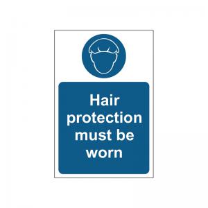 MyCafe Hair Protection Must Be Worn Sign 1.2 PP 200x300 MYC10686