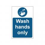 MyCafe Wash Hands Sign Self Adhesive Vnl 200x300 MYC10691 MYC10691