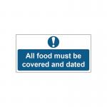 MyCafe All Food Covered and Dated Sign Vnl 100x200 MYC10696 MYC10696