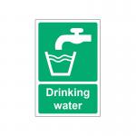 MyCafe Drinking Water Sign Self Adhesive Vnl 100x150 MYC10704 MYC10704