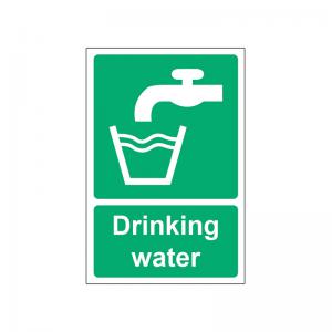 MyCafe Drinking Water Sign Self Adhesive Vnl 100x150 MYC10704 MYC10704