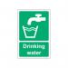 MyCafe Drinking Water Sign Self Adhesive Vnl 100x150 MYC10704 MYC10704