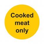 MyCafe Cooked Meat Sign Self Adhesive Vnl 100x100 MYC10707 MYC10707