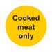 MyCafe Cooked Meat Sign Self Adhesive Vnl 100x100 MYC10707 MYC10707