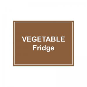 MyCafe Vegetable Fridge Sign Self Adhesive Vnl 150x200 MYC10712