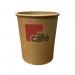 Mycafe Kraft 12oz Single Wall Hot Cups (Pack of 50) MYC12082 MYC12082