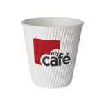 Mycafe 12Oz Ripple Wall Hot Cups (Pack of 500) HVRWPA12V MYC77613
