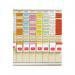 The photo shows a Nobo T-Card 7 Day Planning Kit with various accessories, including T-Cards and a magnetic strip. The kit is designed to help users efficiently plan and organize their tasks and schedules for the week ahead.