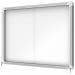 Nobo Premium Plus Magnetic Lockable Notice Board 8xA4 1902569 NB06377