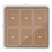 Nobo Internal Glazed Case Cork 6 x A4 1902562 NB06387