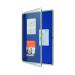 Nobo Premium Plus Felt Lockable Notice Board 9xA4 1902556