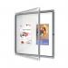 Nobo Premium Plus Outdoor Magnetic Lockable Notice Board 708x667x43mm 6xA4 1902578 NB06404