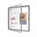 Nobo Premium Plus Outdoor Magnetic Lockable Notice Board 708x667x43mm 6xA4 1902578 NB06404