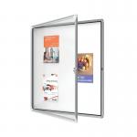 Nobo Premium Plus Outdoor Magnetic Lockable Notice Board 923x969x43mm 12xA4 1902581 NB06407