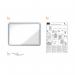 Nobo Premium Plus Outdoor Magnetic Lockable Notice Board 923x969x43mm 12xA4 1902581 NB06407