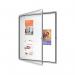 Nobo Premium Plus Outdoor Magnetic Lockable Notice Board 923x969x43mm 12xA4 1902581 NB06407