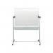 Nobo Steel Magnetic Mobile Whiteboard 1200x900mm 190129 NB11829