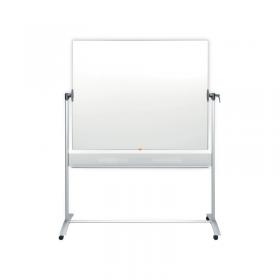 Nobo Steel Magnetic Mobile Whiteboard 1500x1200mm 1901031 NB11830