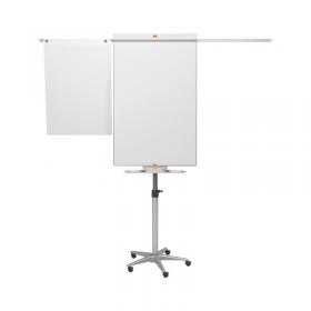 Nobo Piranha Mobile Flipchart and Drywipe Easel Blue/Silver 1901920 NB17091