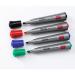 Nobo Assorted Glide Flipchart Pad Markers Chisel Tip (Pack of 12) 1902081
