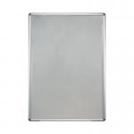 The photo displays a sleek and modern Nobo Premium Plus A1 Poster Frame Sign Holder. The snap frame design allows for easy insertion and display of photos or posters. With the top-quality Nobo Picture Frames & Albums, your artwork will look professional and stylish.