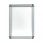 The photograph showcases Nobos Premium Plus A4 Poster Frame Sign Holder with a sleek Snap Frame design, perfect for displaying various frames and albums. The high-quality materials and professional finish add a contemporary touch to any space.