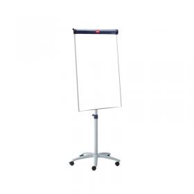 Nobo Barracuda Mobile Flipchart and Drywipe Easel Dark Blue 1902386 NB25017