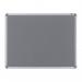 Nobo EuroPlus Grey Noticeboard with FixingsFrame 1200x900mm 30230158 NB30158