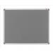 Nobo EuroPlus Grey Noticeboard with Fixings/Frame 1200x900mm 30230158