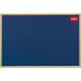 Nobo Felt 1200x900mm Classic Oak Frame Blue Notice Board 30135005