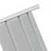 The picture shows a set of Nobo T-Cards Accessories, specifically the Nobo T-Card Planning Panel in Size 4 with 32 slots. The panel has a 128mm width and its product code is 32938886 or NB38886. The panel is white and has a grid of slots for T-Cards, with a metal frame around the edges. The T-Cards are not shown in the picture.