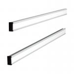 This photo shows two silver metal link bars from Nobos T-Card Accessories collection. Each bar measures 772 x 13mm and comes in a pack of two. The bars are designed for use with size 24 T-Cards and have the product numbers 32938888 and NB38889.