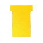 Nobo T-Card Size 2 48 x 85mm Yellow (100 Pack) 2002004 NB38904